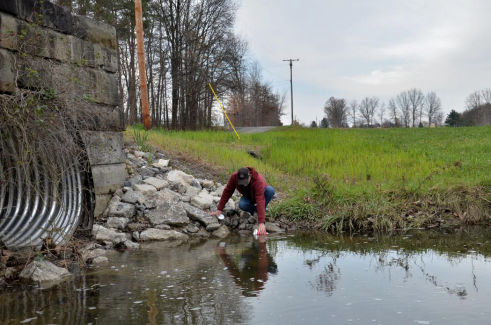 pic  Tributary Water Testing